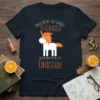Only 2% of the World is Ginger So I'm Practically a Unicorn T-Shirt with a cute cartoon unicorn graphic