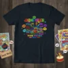 ONOMATOPOEIA SOUND WORDS TEE detailed graphic design printed on comfortable cotton t-shirt