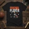 Original Player Classic Moves T-Shirt with George Washington holding a basketball and the text "Original Player Classic Moves"