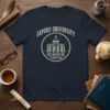 Oxford University Founded 1096 vintage crest t-shirt design with academic building graphic and stars