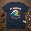 PACANA PROUD HUMBLE HEARTS text design featuring unique typography on quality t-shirt