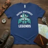 Pacific Northwest Legends t-shirt with a stylized tribal eagle graphic and bold text
