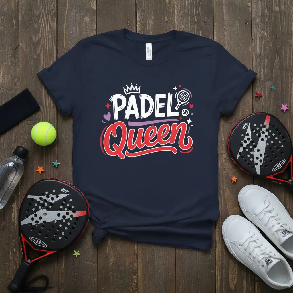 Padel Queen T-Shirt | Sporty Gift for Women
