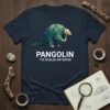 Pangolin The Scaled Anteater t-shirt featuring a stylized pangolin illustration and text