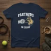 Partners In Crime T-Shirt with German Shepherd and fist bump graphic