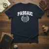 Passaic Est 1679 t-shirt design with iconic bridge graphic and establishment year