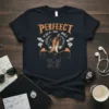 Perfect Rock and Roll T-Shirt with flaming guitar and vintage tour poster design