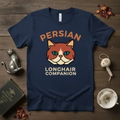 PERSIAN LONGHAIR COMPANION stylish graphic design printed on comfortable cotton t-shirt