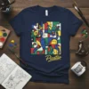 Picatso Cat Art T-Shirt unique graphic design printed on comfortable cotton t-shirt