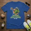 Pickle Lacrosse Est 2024 t-shirt design featuring a muscular pickle character holding a lacrosse stick and ball