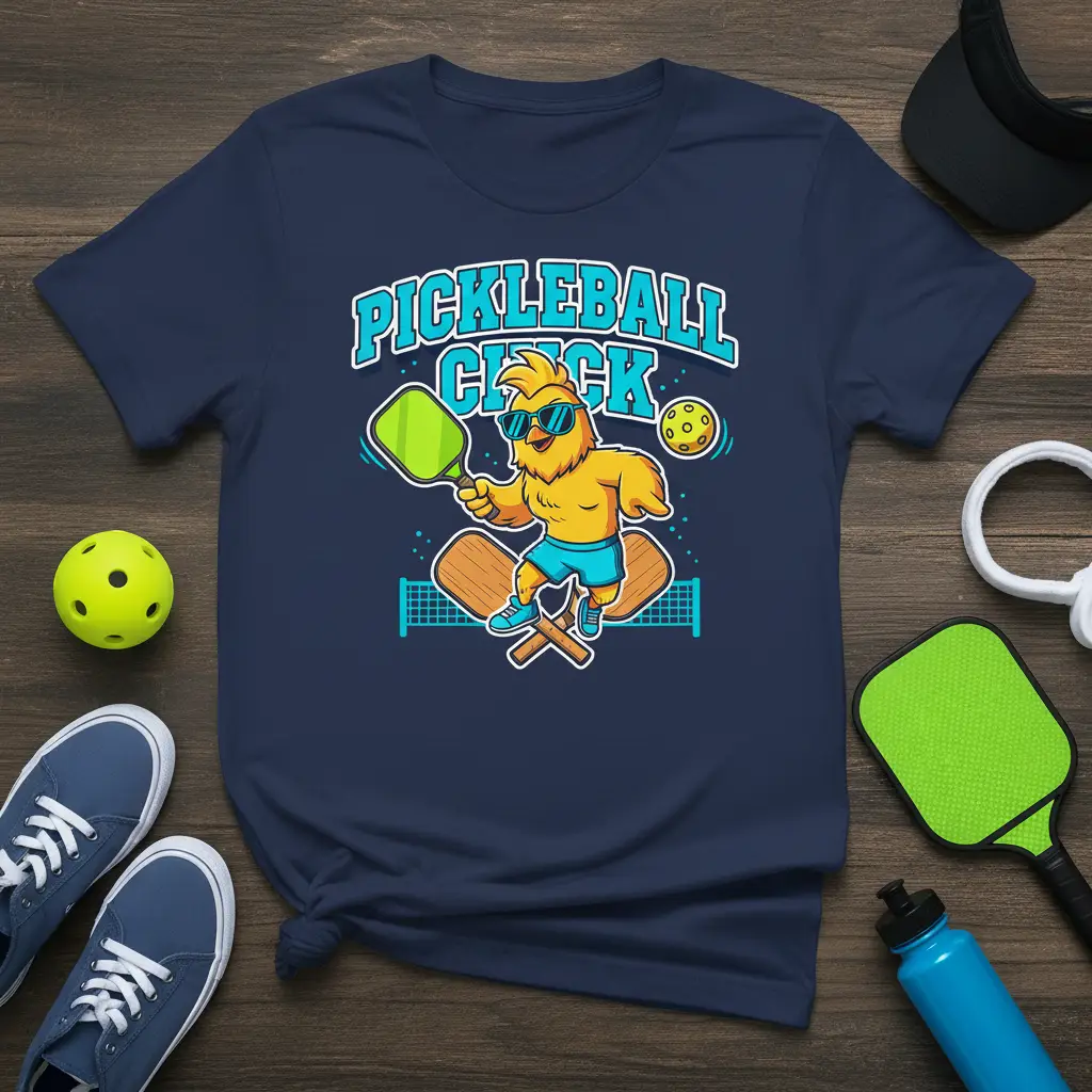 Pickleball Chick T-Shirt Funny Chicken Sports Lover Gift