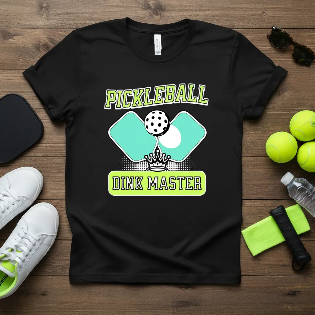 Pickleball Dink Master T-Shirt Funny Court Legend Gift