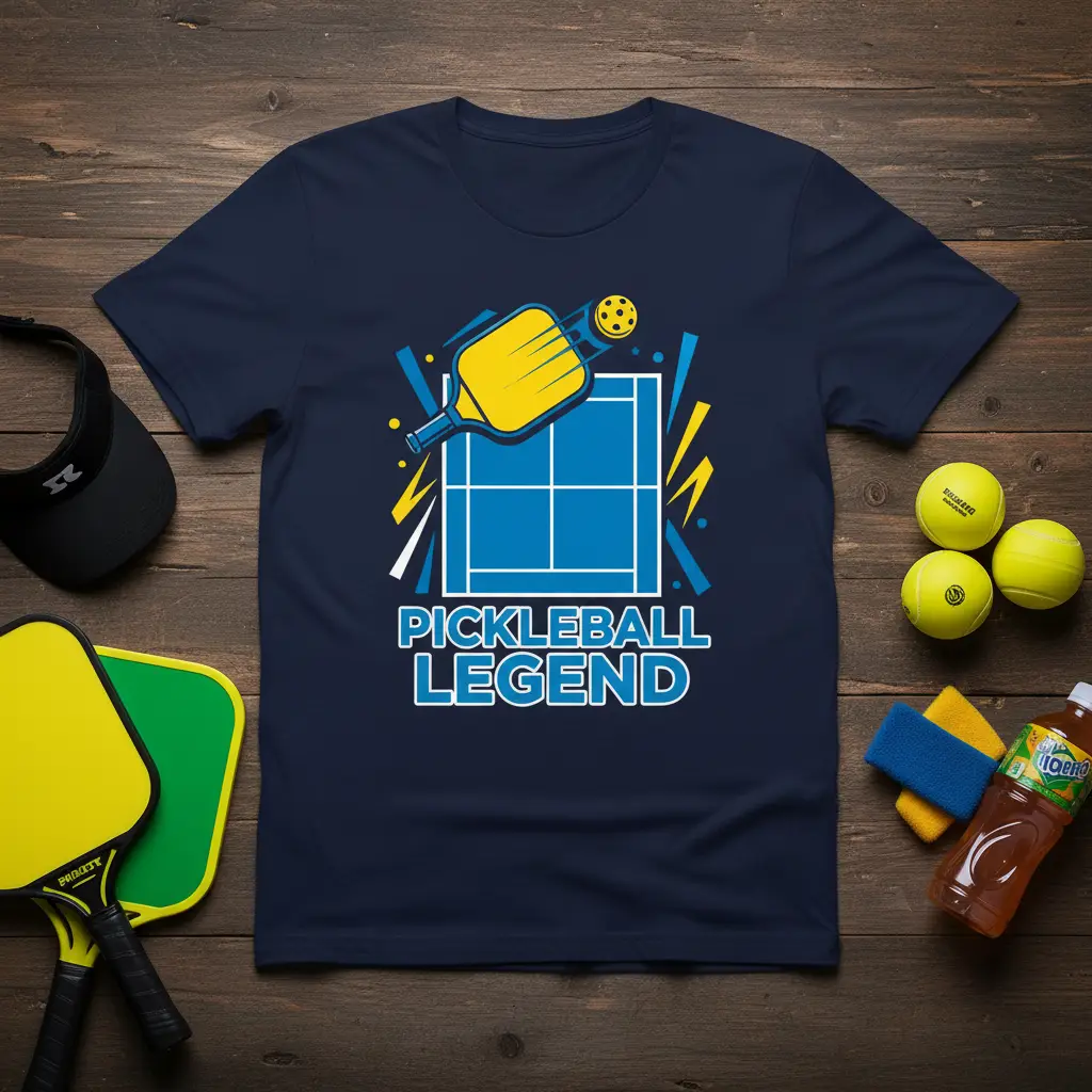 Pickleball Legend T-Shirt Fun Court Sports Gift