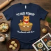 PIEROGI POWER! Handmade with Love detailed graphic design printed on comfortable cotton t-shirt