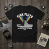 Pink Floyd The Dark Side Of The Moon 1973 t-shirt design with prism and rainbow graphic