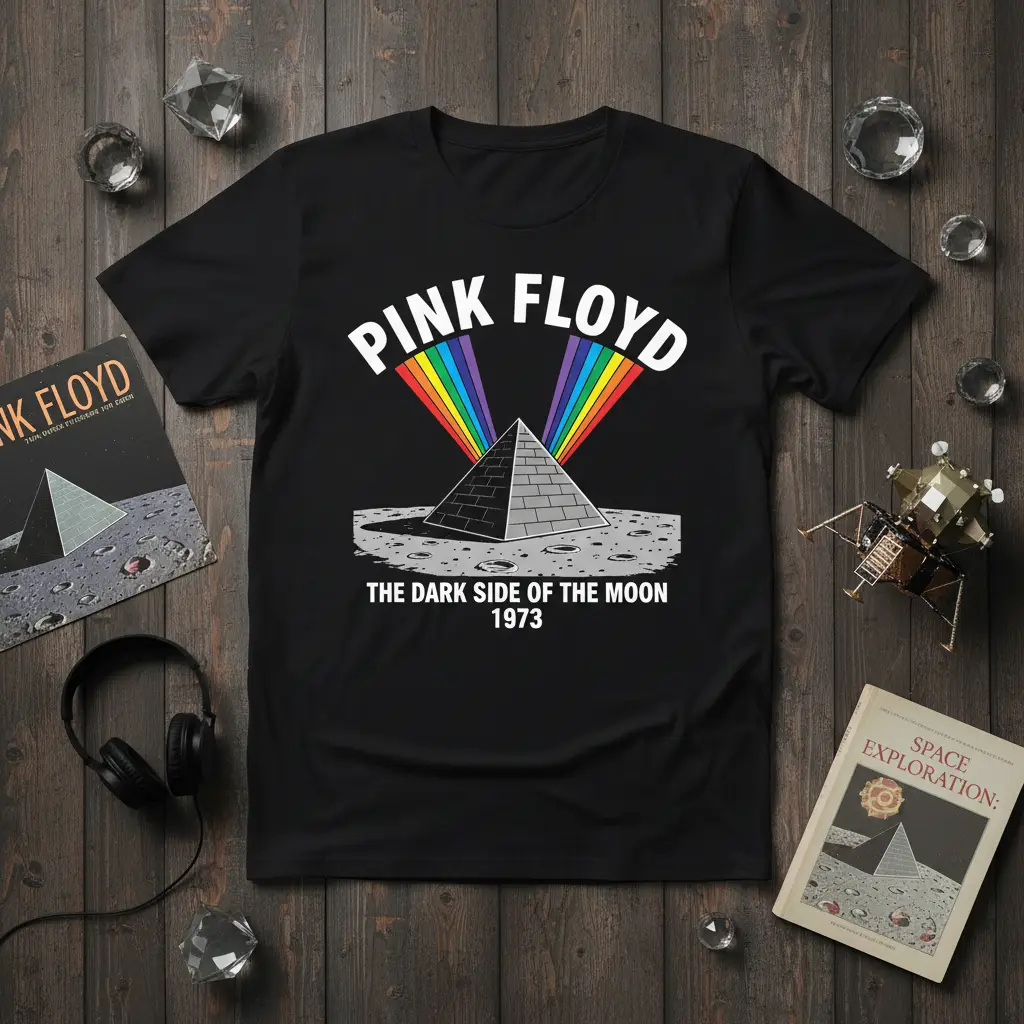 Pink Floyd the Dark Side of the Moon 1973 T-Shirt