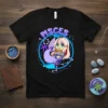 Pisces Mermaid Anime T-Shirt with a cute anime girl character and zodiac constellation graphic
