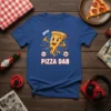 Pizza Dab T-Shirt featuring a cartoon pizza slice character doing a dab dance, with "SWISH PIZZA DAB" text