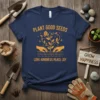 PLANT GOOD SEEDS LOVE text design featuring unique typography on quality t-shirt