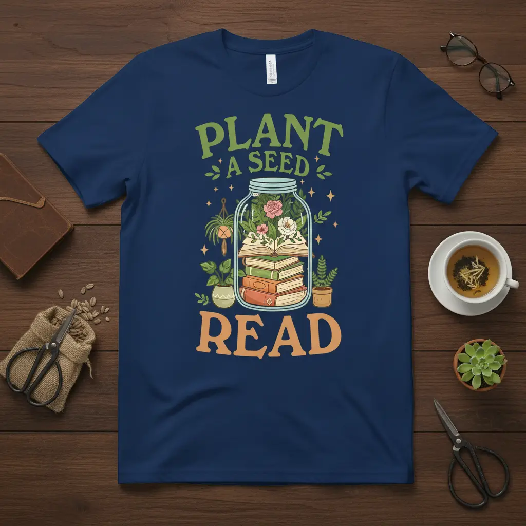 Plant a Seed Read Book Lover T-Shirt Gift for Readers