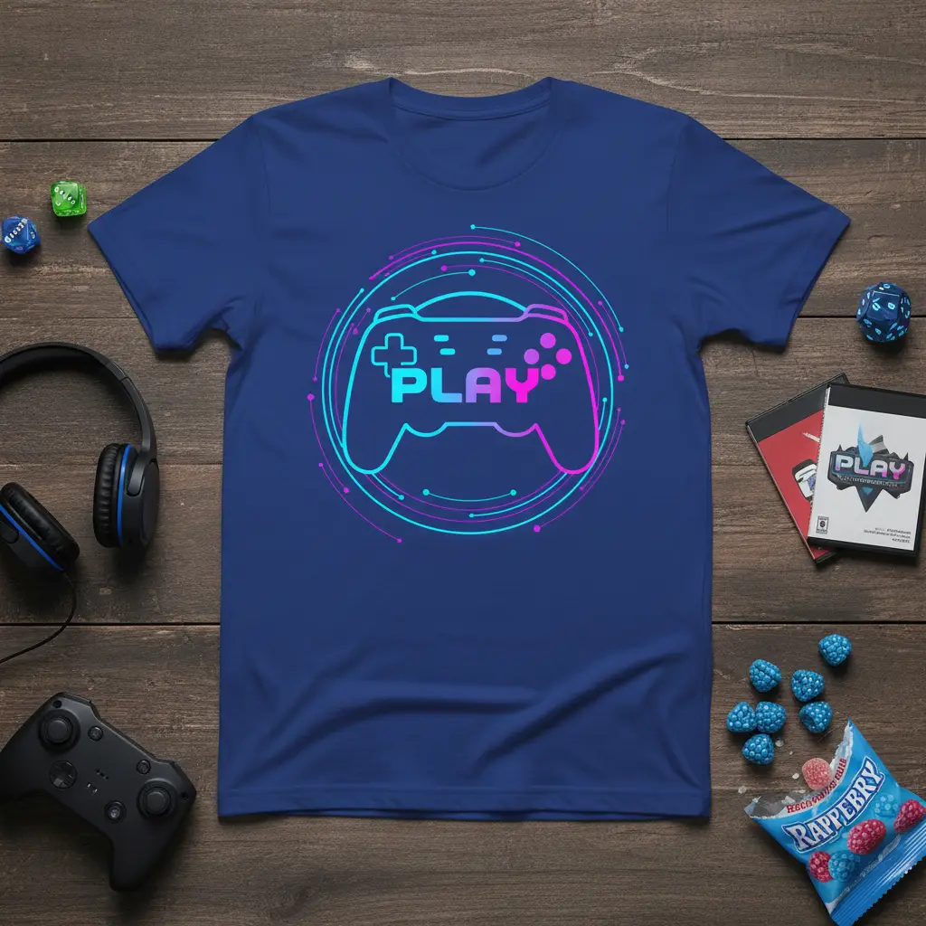 Play Controller Gamer T-Shirt for Gaming Fans