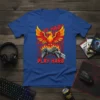 Play Hard Phoenix Gaming T-Shirt unique graphic design printed on comfortable cotton t-shirt