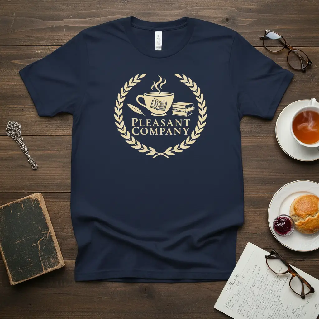 Pleasant Company Book Lover T-Shirt Cozy Reading Gift