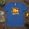 PM Power Mode T-Shirt with bold yellow 'PM' and red 'POWER MODE' text in a comic book explosion graphic