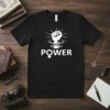 POWER Venus Symbol Fist Chains detailed graphic design printed on comfortable cotton t-shirt