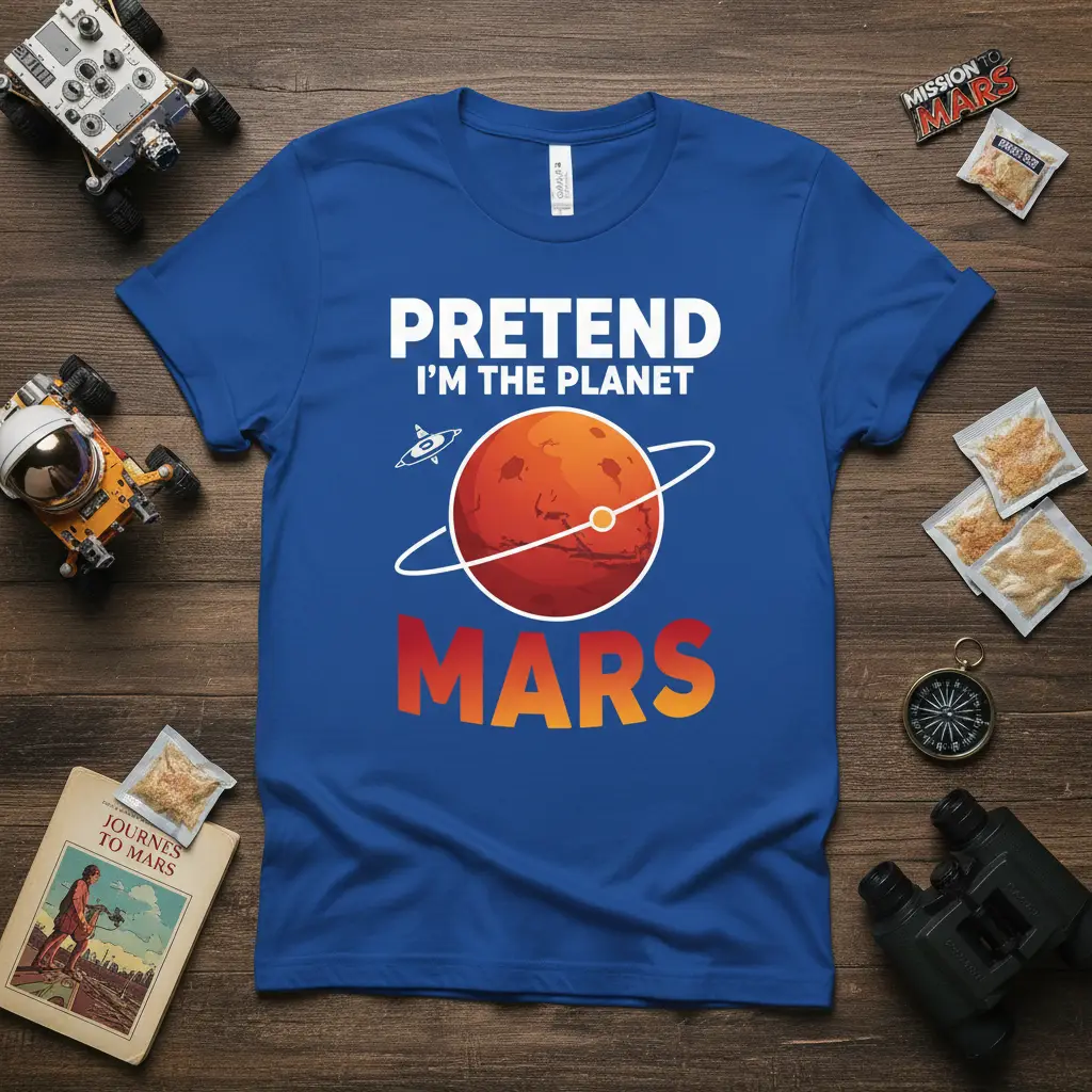 Pretend I’m the Planet Mars T-Shirt Space Explorer Gift