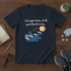 Progress not perfection detailed graphic design printed on comfortable cotton t-shirt