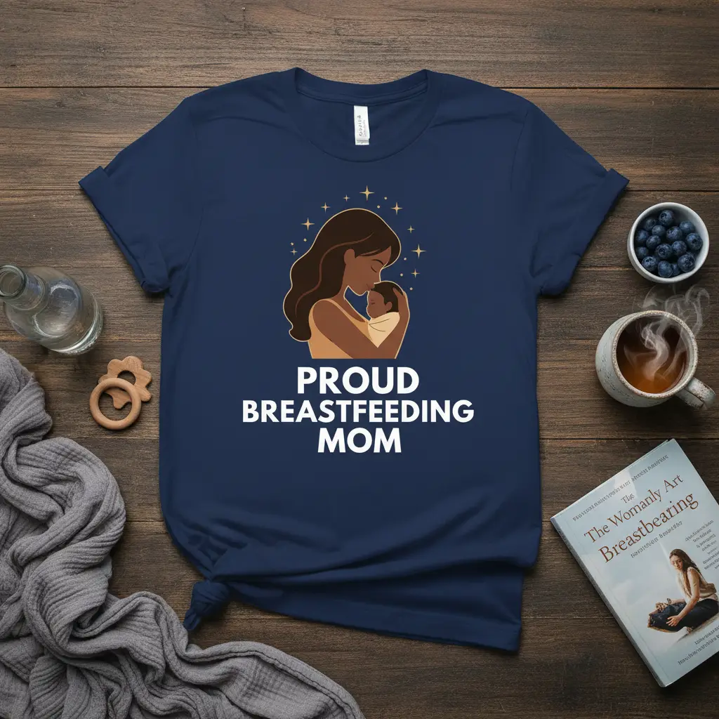 Proud Breastfeeding Mom T-Shirt Gift for New Mothers