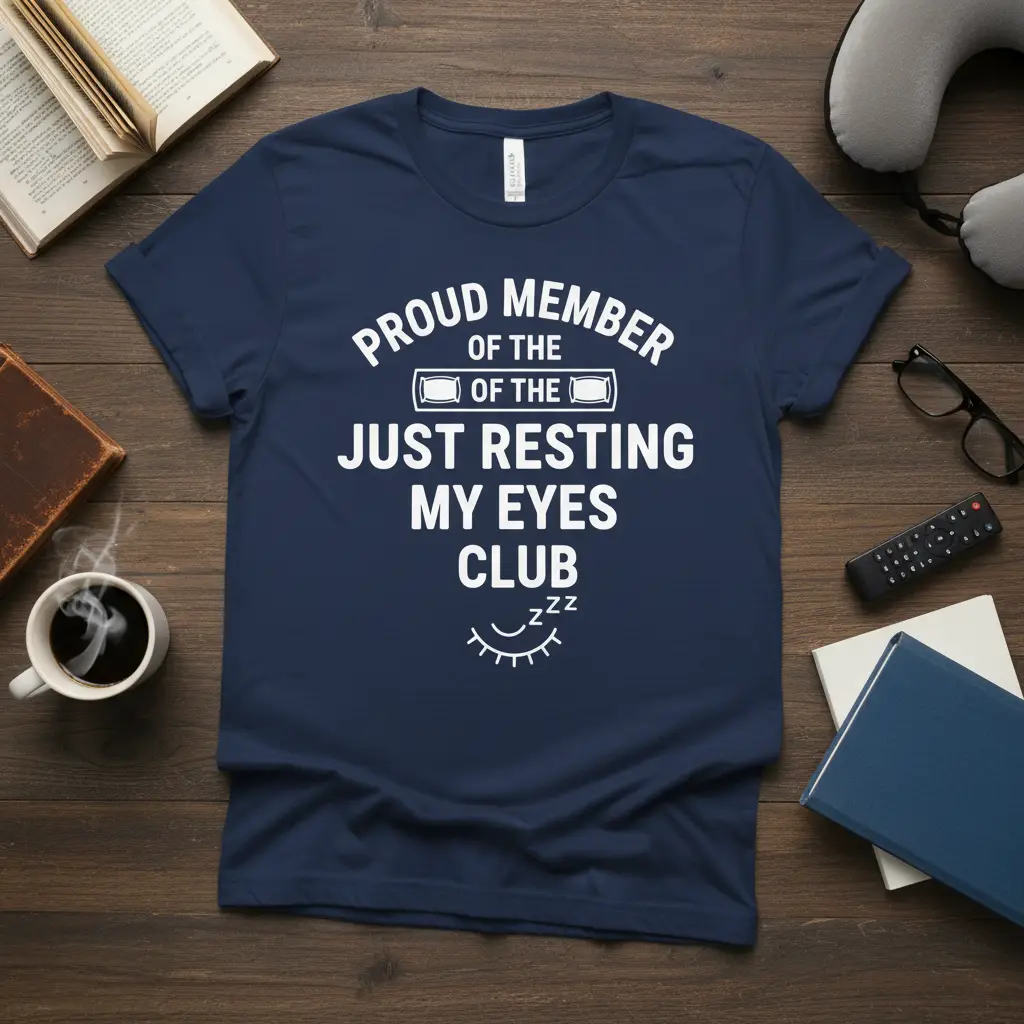 Proud Member of the Just Resting My Eyes Club Tee