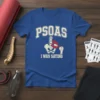 PSOAS I WAS SAYING detailed graphic design printed on comfortable cotton t-shirt