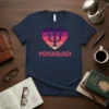 Psychology Heart T-Shirt stylish graphic design printed on comfortable cotton t-shirt