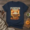 Pumpkin Spice Coffee Fall Autumn graphic tee with a steaming mug and text