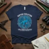 RAPTOR EVOLUTION PRIMAL STRENGTH text design featuring stylish typography on quality t-shirt