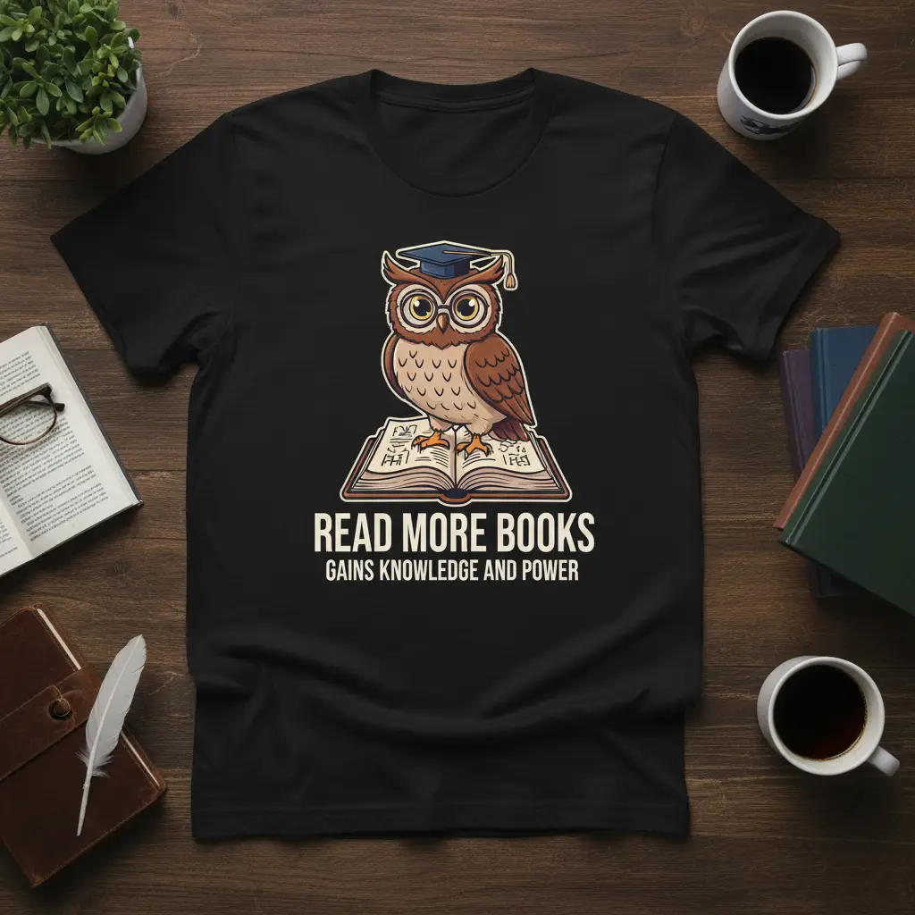 Read More Books Gains Knowledge T-Shirt Gift for Readers