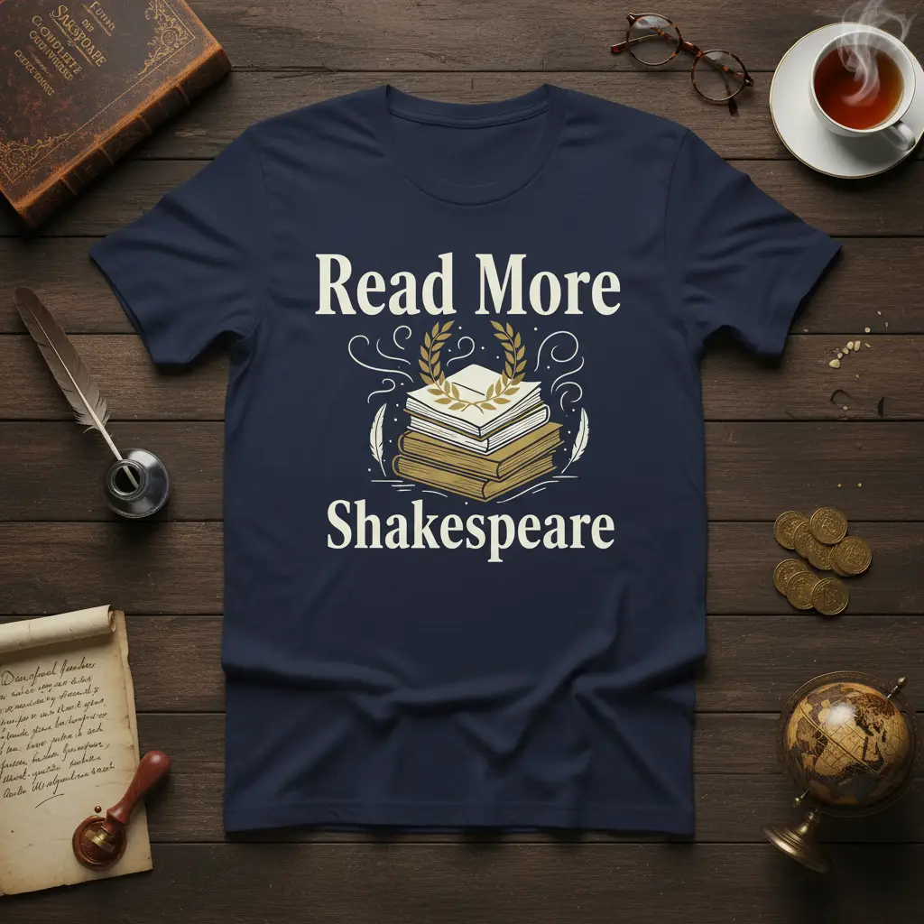 Read More Shakespeare T-Shirt Literary Gift for Book Lovers