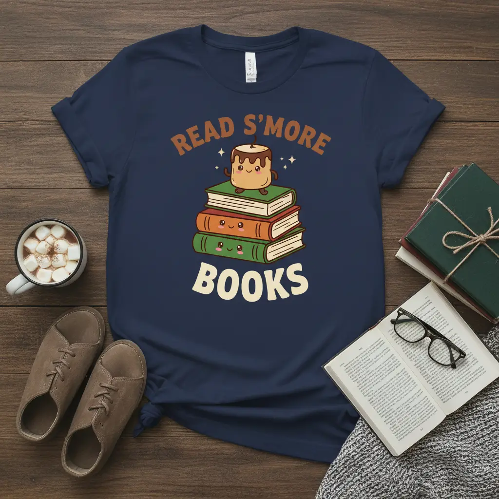 Read S’more Books T-Shirt Cute Book Lover Gift for Readers