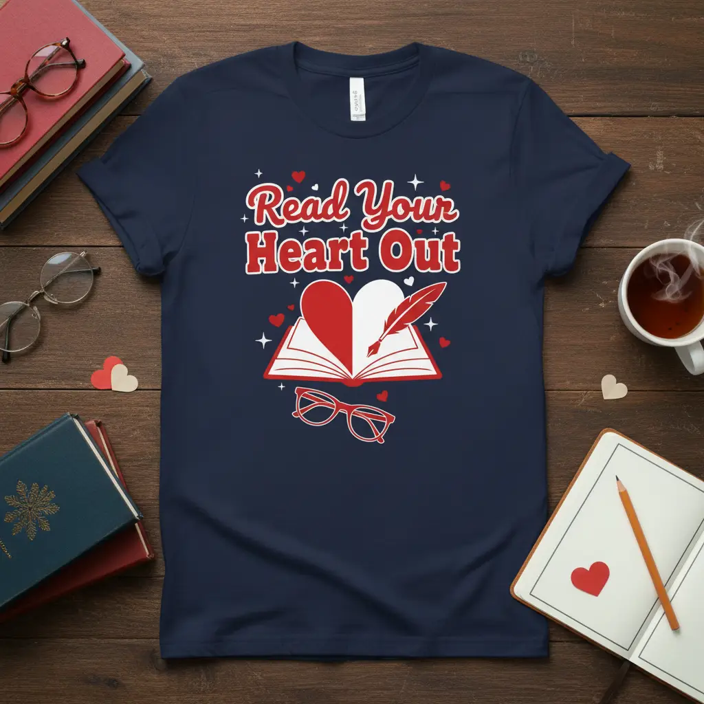 Read Your Heart Out Book Lover T-Shirt Gift