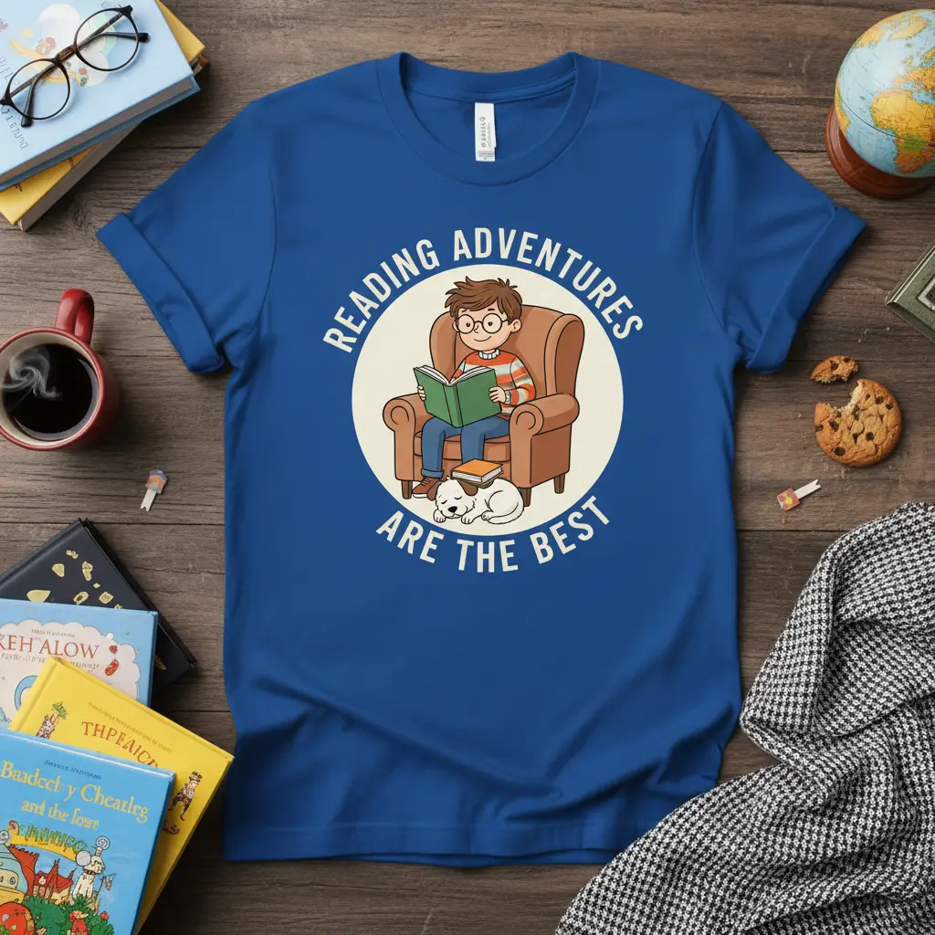 Reading Adventures Are the Best Book Lover T-Shirt