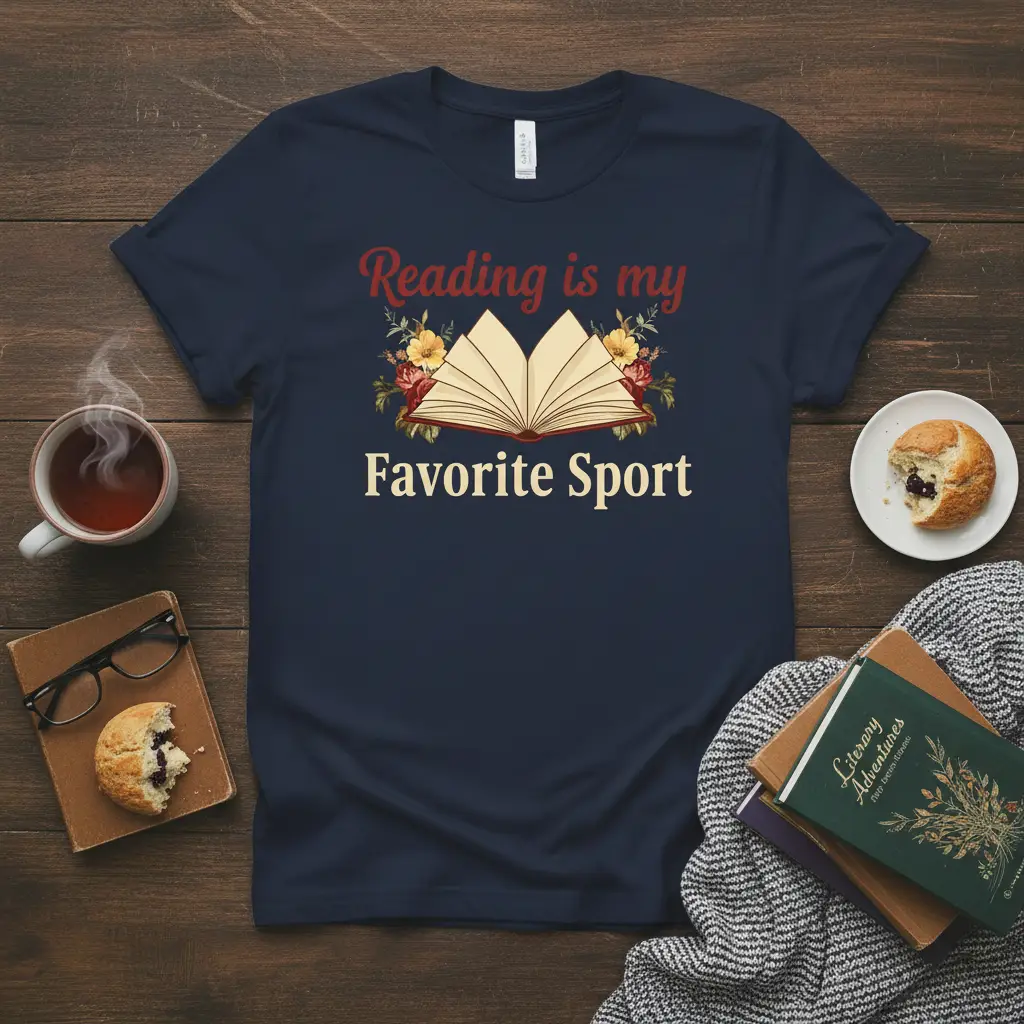 Reading Is My Favorite Sport Book Lover T-Shirt