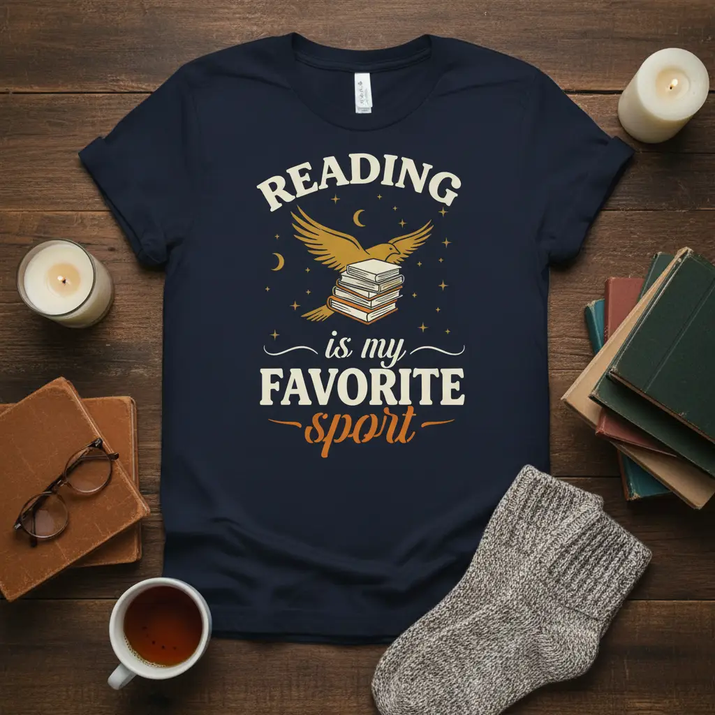 Reading Is My Favorite Sport T-Shirt Book Lover Gift