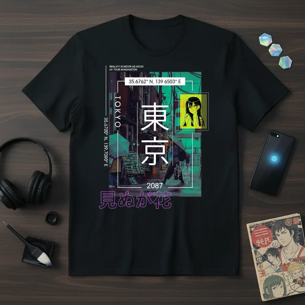 Reality Is Never As Good As Your Imagination Tokyo T-Shirt
