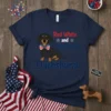 Red White and Dachshund Dachshund t-shirt design featuring a dachshund in a patriotic bow tie