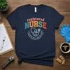 registered NURSE caring empathy text design featuring bold typography on quality t-shirt