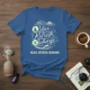 Relax Refresh Recharge bold graphic design printed on comfortable cotton t-shirt