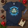 Nicaragua national emblem t-shirt with text Republica de Nicaragua America Central and a triangle graphic