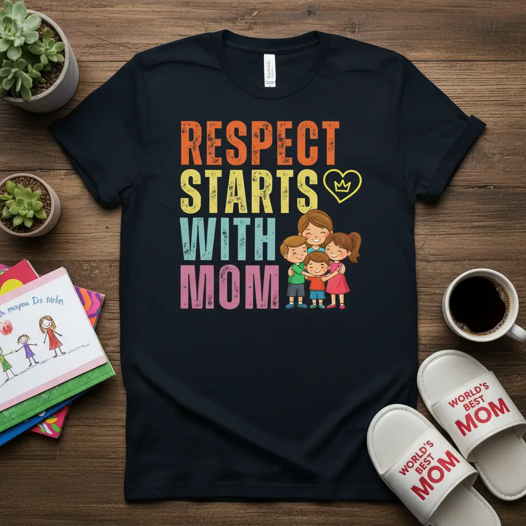 Respect Starts With Mom T-Shirt | Mother’s Day Gift Idea